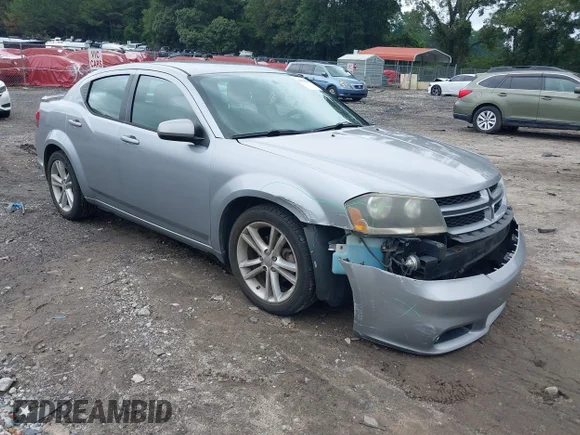 ✅ 2014 Dodge Avenger SXT • VIN: 1C3CDZCB5EN152213 • Lot: 43068364. Listed on IAAI with 139,269 mi. Free auction sales archive from the USA and detailed vehicle history report at DreamBid. Image 1.