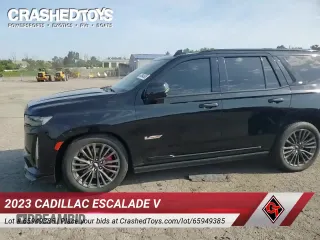 ✅ 2023 Cadillac Escalade AWD V-Series • VIN: 1GYS4HK96PR291028 • Lot: 65949385. Wystawiony na Copart z przebiegiem 23 028 mil. Bezpłatny archiwum sprzedaży aukcyjnych z USA i szczegółowy raport historii pojazdu na DreamBid. Zdjęcie 16.