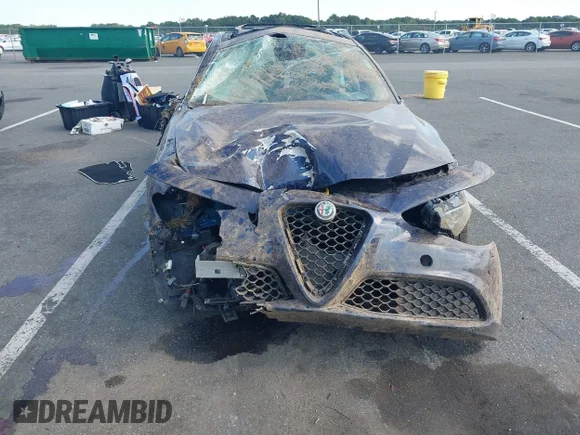 ✅ 2017 Alfa Romeo Giulia Ti • VIN: ZARFAEEN8H7530072 • Lot: 40315323. Listed on IAAI with 56,694 mi. Free auction sales archive from the USA and detailed vehicle history report at DreamBid. Image 6.