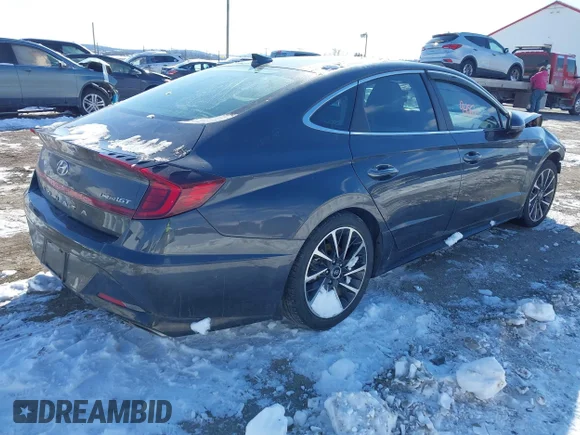 ✅ 2022 Hyundai Sonata Limited • VIN: KMHL34J21NA179254 • Лот: 44279487. Опубліковано раніше на IAAI з пробігом 35 514 миль. Безкоштовний доступ до архіву аукціонних продажів зі США та докладний звіт про історію автомобіля на DreamBid. Зображення 4.