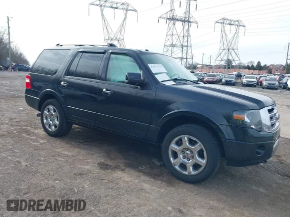 ✅ 2014 Ford Expedition Limited • VIN: 1FMJU2A54EEF29942 • Lot: 41612716. Wystawiony na IAAI z przebiegiem 128 590 mil. Bezpłatny archiwum sprzedaży aukcyjnych z USA i szczegółowy raport historii pojazdu na DreamBid. Zdjęcie 1.
