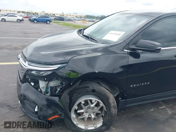 ✅ 2022 Chevrolet Equinox LT • VIN: 3GNAXKEV7NL229518 • Lot: 45336058. Listed on IAAI with 83,970 mi. Free auction sales archive from the USA and detailed vehicle history report at DreamBid. Image 6.