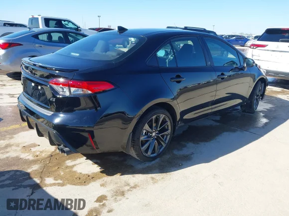 ✅ 2024 Toyota Corolla SE • VIN: 5YFS4MCE6RP214098 • Lot: 43942782. Listed on IAAI with 8,581 mi. Free auction sales archive from the USA and detailed vehicle history report at DreamBid. Image 4.