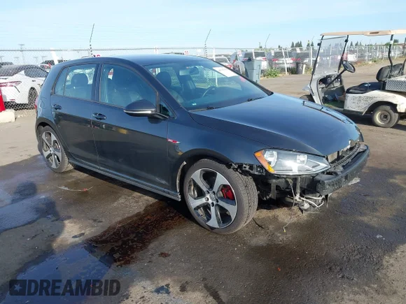 ✅ 2017 Volkswagen Golf GTI S • VIN: 3VW5T7AU7HM003331 • Лот: 44715788. Опубліковано раніше на IAAI з пробігом 72 954 миль. Безкоштовний доступ до архіву аукціонних продажів зі США та докладний звіт про історію автомобіля на DreamBid. Зображення 1.