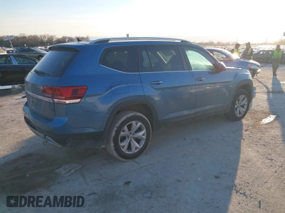 ✅ 2019 Volkswagen Atlas S • VIN: 1V2AP2CA9KC590053 • Lot: 44359663. Wystawiony na IAAI z przebiegiem 178 881 mil. Bezpłatny archiwum sprzedaży aukcyjnych z USA i szczegółowy raport historii pojazdu na DreamBid. Zdjęcie 4.