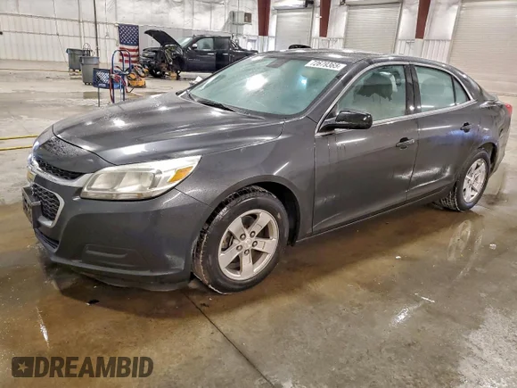 ✅ 2015 Chevrolet Malibu LS • VIN: 1G11A5SL4FF123188 • Lot: 72679365. Listed on Copart with 146,815 mi. Free auction sales archive from the USA and detailed vehicle history report at DreamBid. Image 1.