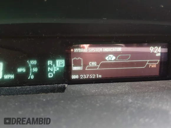 ✅ 2012 Toyota Prius Two • VIN: JTDKN3DUXC5466776 • Lot: 45015330. Listed on IAAI with 237,521 mi. Free auction sales archive from the USA and detailed vehicle history report at DreamBid. Image 7.