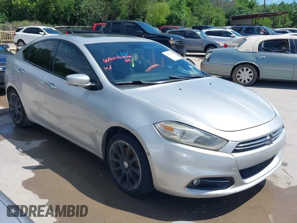 ✅ 2013 Dodge Dart Limited • VIN: 1C3CDFCH1DD285395 • Lot: 42222976. Listed on IAAI with 130,719 mi. Free auction sales archive from the USA and detailed vehicle history report at DreamBid. Image 1.