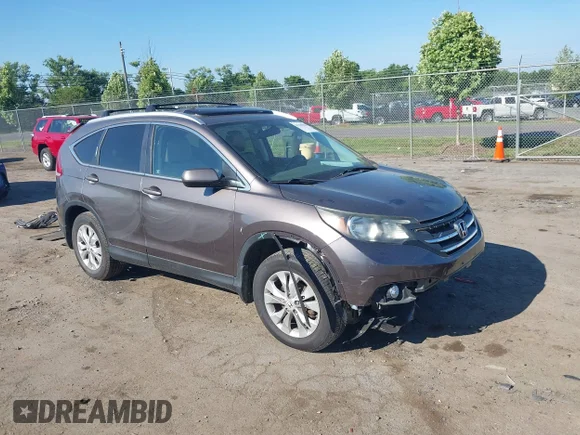 ✅ 2012 Honda CR-V EX-L • VIN: 5J6RM4H75CL021766 • Лот: 45305098. Опубликован ранее на IAAI с пробегом 96 750 миль. Бесплатный доступ к архиву аукционных продаж из США и подробный отчёт об истории автомобиля на DreamBid. Изображение 1.