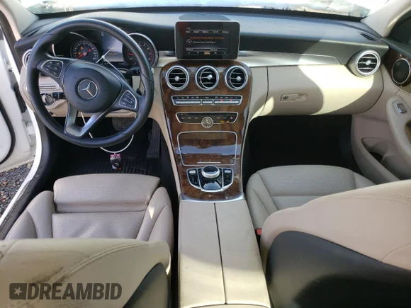 ✅ 2017 Mercedes-Benz C 300 • VIN: 55SWF4JB3HU181915 • Lot: 72683252. Listed on Copart with 58,917 mi. Free auction sales archive from the USA and detailed vehicle history report at DreamBid. Image 8.