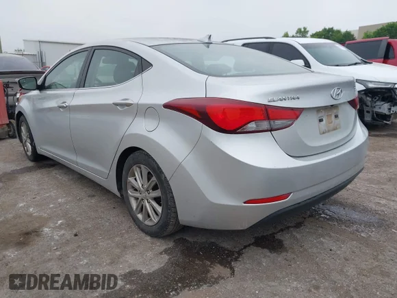 ✅ 2015 Hyundai Elantra Limited • VIN: KMHDH4AE2FU258965 • Lot: 44905389. Wystawiony na IAAI z przebiegiem 173 905 mil. Bezpłatny archiwum sprzedaży aukcyjnych z USA i szczegółowy raport historii pojazdu na DreamBid. Zdjęcie 3.