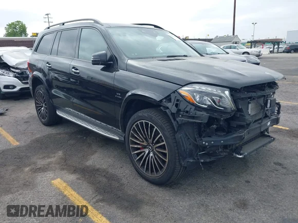 ✅ 2018 Mercedes-Benz GLS 63 AMG • VIN: 4JGDF7FE0JB075200 • Lot: 42369144. Listed on IAAI with 65,835 mi. Free auction sales archive from the USA and detailed vehicle history report at DreamBid. Image 1.