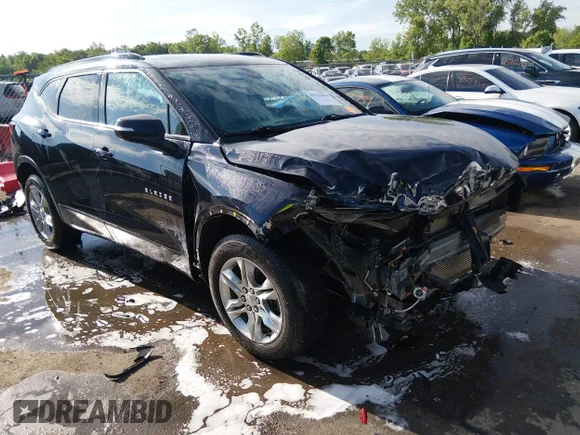 ✅ 2020 Chevrolet Blazer LT • VIN: 3GNKBHRS2LS586646 • Lot: 45143094. Listed on IAAI with 68,196 mi. Free auction sales archive from the USA and detailed vehicle history report at DreamBid. Image 1.