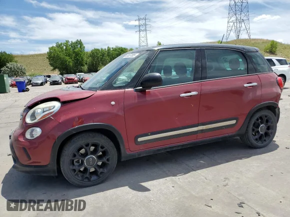 ✅ 2015 FIAT 500L Urbana Trekking • VIN: ZFBCFADH8FZ035099 • Lot: 63457085. Listed on Copart with 94,822 mi. Free auction sales archive from the USA and detailed vehicle history report at DreamBid. Image 1.