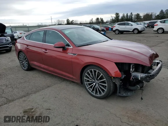 ✅ 2018 Audi A5 Sportback Prestige • VIN: WAUCNCF55JA128987 • Lot: 46328073. Listed on Copart with 47,054 mi. Free auction sales archive from the USA and detailed vehicle history report at DreamBid. Image 4.