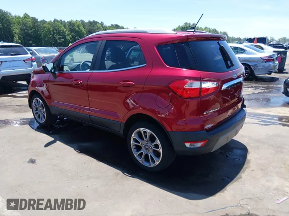 ✅ 2019 Ford EcoSport Titanium • VIN: MAJ3S2KE8KC309721 • Lot: 45251718. Wystawiony na IAAI z przebiegiem 27 090 mil. Bezpłatny archiwum sprzedaży aukcyjnych z USA i szczegółowy raport historii pojazdu na DreamBid. Zdjęcie 3.