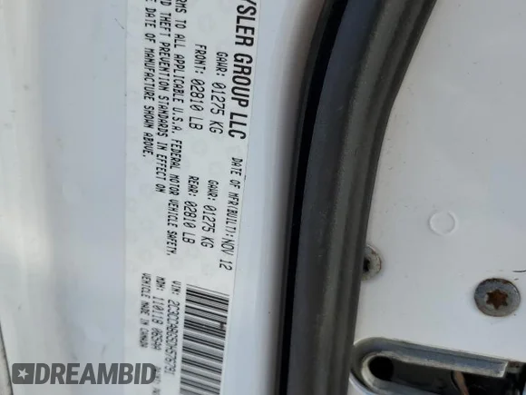 ✅ 2013 Chrysler 300 S • VIN: 2C3CCABG5DH576791 • Лот: 55096252. Опубликован ранее на Copart с пробегом 144 066 миль. Бесплатный доступ к архиву аукционных продаж из США и подробный отчёт об истории автомобиля на DreamBid. Изображение 10.