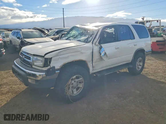 ✅ 1999 Toyota 4Runner SR5 • VIN: JT3GN86R8X0131941 • Lot: 99319725. Wystawiony na Copart z przebiegiem 223 974 mil. Bezpłatny archiwum sprzedaży aukcyjnych z USA i szczegółowy raport historii pojazdu na DreamBid. Zdjęcie 1.