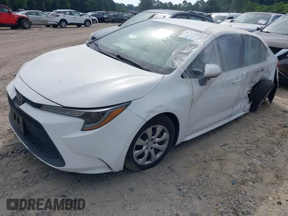 ✅ 2020 Toyota Corolla LE • VIN: 5YFEPRAE6LP105555 • Лот: 45284422. Опубликован ранее на IAAI с пробегом 160 565 миль. Бесплатный доступ к архиву аукционных продаж из США и подробный отчёт об истории автомобиля на DreamBid. Изображение 2.