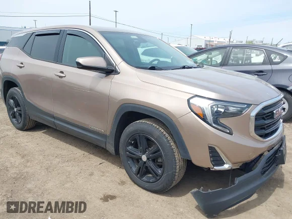 ✅ 2018 GMC Terrain SLE • VIN: 3GKALMEVXJL400339 • Лот: 45193434. Опубликован ранее на IAAI с пробегом 96 247 миль. Бесплатный доступ к архиву аукционных продаж из США и подробный отчёт об истории автомобиля на DreamBid. Изображение 1.