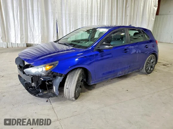 ✅ 2019 Hyundai Elantra N Line • VIN: KMHH55LC2KU106416 • Lot: 48139466. Listed on Copart with 116,503 mi. Free auction sales archive from the USA and detailed vehicle history report at DreamBid. Image 1.