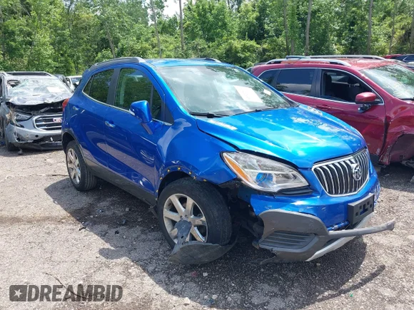 ✅ 2016 Buick Encore Convenience • VIN: KL4CJFSB4GB592586 • Лот: 45322509. Опубликован ранее на IAAI с пробегом 14 252 миль. Бесплатный доступ к архиву аукционных продаж из США и подробный отчёт об истории автомобиля на DreamBid. Изображение 1.