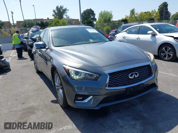 ✅ 2022 Infiniti Q50 Luxe • VIN: JN1EV7BP1NM311076 • Лот: 45303348. Опубліковано раніше на IAAI з пробігом 68 852 миль. Безкоштовний доступ до архіву аукціонних продажів зі США та докладний звіт про історію автомобіля на DreamBid. Зображення 1.