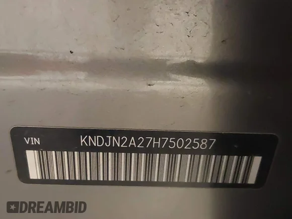 ✅ 2017 Kia Soul • VIN: KNDJN2A27H7502587 • Lot: 44042012. Listed on IAAI with 102,275 mi. Free auction sales archive from the USA and detailed vehicle history report at DreamBid. Image 9.
