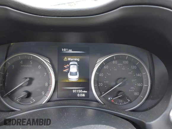 ✅ 2019 Infiniti Q50 Luxe • VIN: JN1EV7ARXKM554061 • Lot: 42912955. Wystawiony na IAAI z przebiegiem 97 150 mil. Bezpłatny archiwum sprzedaży aukcyjnych z USA i szczegółowy raport historii pojazdu na DreamBid. Zdjęcie 7.