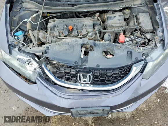 ✅ 2015 Honda Civic LX • VIN: 2HGFB2F58FH052842 • Lot: 46333186. Listed on Copart with 125,920 mi. Free auction sales archive from the USA and detailed vehicle history report at DreamBid. Image 12.