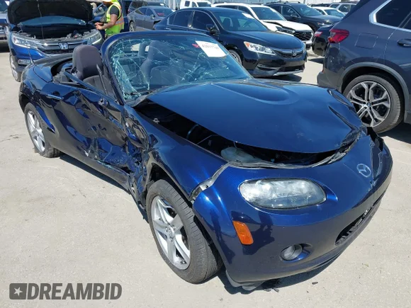 ✅ 2008 Mazda MX-5 Miata Grand Touring • VIN: JM1NC26F780156830 • Лот: 42017749. Опубліковано раніше на IAAI з пробігом 80 279 миль. Безкоштовний доступ до архіву аукціонних продажів зі США та докладний звіт про історію автомобіля на DreamBid. Зображення 1.