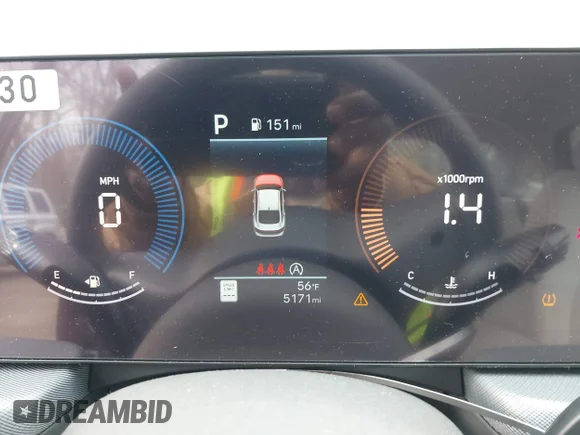 ✅ 2025 Hyundai Sonata SE • VIN: KMHL24JA6SA485193 • Lot: 44730206. Wystawiony na IAAI z przebiegiem 5 171 mil. Bezpłatny archiwum sprzedaży aukcyjnych z USA i szczegółowy raport historii pojazdu na DreamBid. Zdjęcie 7.