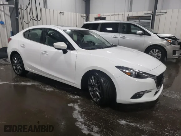 ✅ 2018 Mazda 3 Grand Touring • VIN: 3MZBN1W36JM160042 • Лот: 68814542. Опубліковано раніше на Copart з пробігом 78 684 миль. Безкоштовний доступ до архіву аукціонних продажів зі США та докладний звіт про історію автомобіля на DreamBid. Зображення 4.