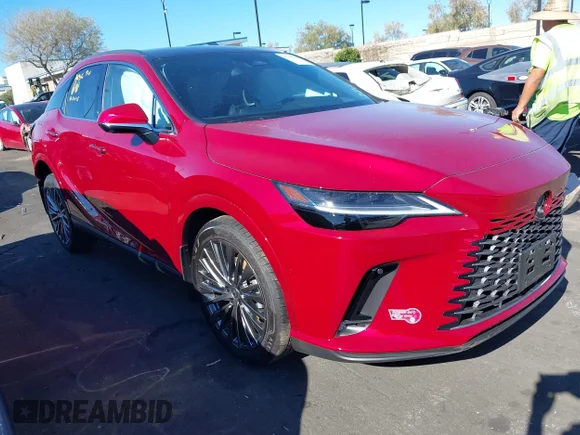 ✅ 2024 Lexus RX 450h+ Luxury • VIN: JTJCJMGA3R2021195 • Лот: 43786118. Опубликован ранее на IAAI с пробегом 3 203 миль. Бесплатный доступ к архиву аукционных продаж из США и подробный отчёт об истории автомобиля на DreamBid. Изображение 1.