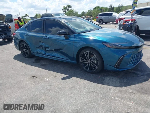 ✅ 2025 Toyota Camry LE • VIN: 4T1DAACK2SU150779 • Lot: 44718173. Listed on IAAI with 18,454 mi. Free auction sales archive from the USA and detailed vehicle history report at DreamBid. Image 1.