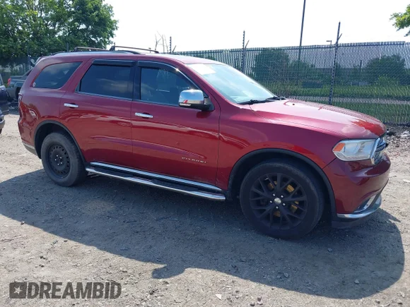 ✅ 2015 Dodge Durango Citadel • VIN: 1C4RDJEG1FC236588 • Lot: 45362544. Wystawiony na IAAI z przebiegiem 155 808 mil. Bezpłatny archiwum sprzedaży aukcyjnych z USA i szczegółowy raport historii pojazdu na DreamBid. Zdjęcie 1.