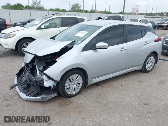✅ 2024 Nissan LEAF S • VIN: 1N4AZ1BV2RC551573 • Lot: 41950196. Wystawiony na IAAI z przebiegiem 5 057 mil. Bezpłatny archiwum sprzedaży aukcyjnych z USA i szczegółowy raport historii pojazdu na DreamBid. Zdjęcie 2.
