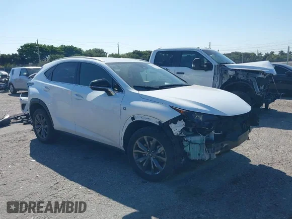 ✅ 2020 Lexus NX 300 F Sport • VIN: JTJJARBZ3L2175737 • Лот: 41781630. Опубліковано раніше на IAAI з пробігом 64 089 миль. Безкоштовний доступ до архіву аукціонних продажів зі США та докладний звіт про історію автомобіля на DreamBid. Зображення 1.