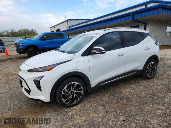 ✅ 2022 Chevrolet Bolt EUV Premier • VIN: 1G1FZ6S01N4128790 • Lot: 50197146. Wystawiony na Copart z przebiegiem 44 317 mil. Bezpłatny archiwum sprzedaży aukcyjnych z USA i szczegółowy raport historii pojazdu na DreamBid. Zdjęcie 1.