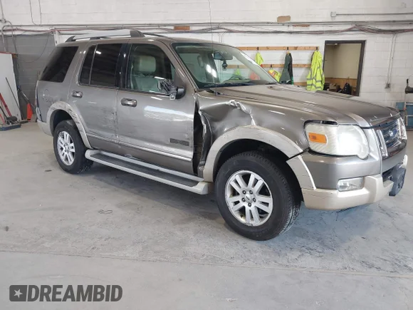 ✅ 2006 Ford Explorer Eddie Bauer • VIN: 1FMEU74E26ZA27421 • Lot: 45409569. Listed on IAAI with 115,544 mi. Free auction sales archive from the USA and detailed vehicle history report at DreamBid. Image 1.