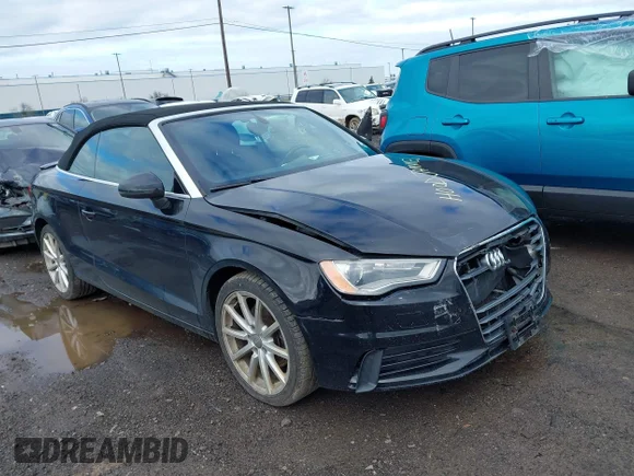 ✅ 2015 Audi A3 • VIN: WAU7FLFF1F1031641 • Lot: 42192732. Listed on IAAI with 123,032 mi. Free auction sales archive from the USA and detailed vehicle history report at DreamBid. Image 1.
