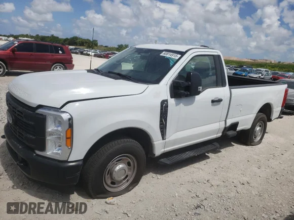 ✅ 2023 Ford F-250 XL • VIN: 1FTBF2AA9PED40870 • Lot: 60814915. Listed on Copart with Not provided. Free auction sales archive from the USA and detailed vehicle history report at DreamBid. Image 1.