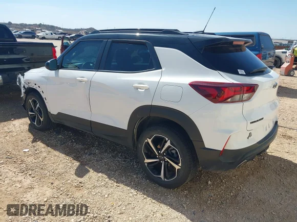 ✅ 2023 Chevrolet TrailBlazer RS • VIN: KL79MTSL8PB217540 • Лот: 44461501. Опубликован ранее на IAAI с пробегом 61 990 миль. Бесплатный доступ к архиву аукционных продаж из США и подробный отчёт об истории автомобиля на DreamBid. Изображение 3.