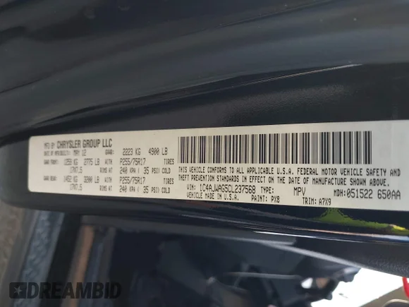 ✅ 2012 Jeep Wrangler Sport • VIN: 1C4AJWAG5CL237568 • Лот: 45199984. Опубліковано раніше на IAAI з пробігом Не вказано. Безкоштовний доступ до архіву аукціонних продажів зі США та докладний звіт про історію автомобіля на DreamBid. Зображення 9.