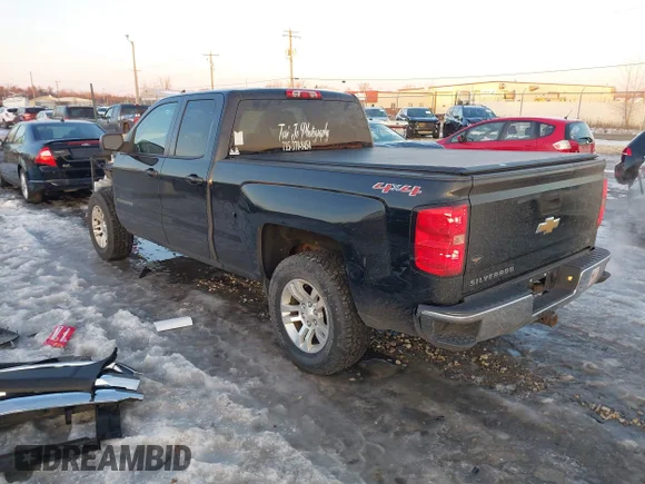 ✅ 2016 Chevrolet Silverado 1500 LT • VIN: 1GCVKREC2GZ368774 • Lot: 43993982. Listed on IAAI with 130,163 mi. Free auction sales archive from the USA and detailed vehicle history report at DreamBid. Image 3.