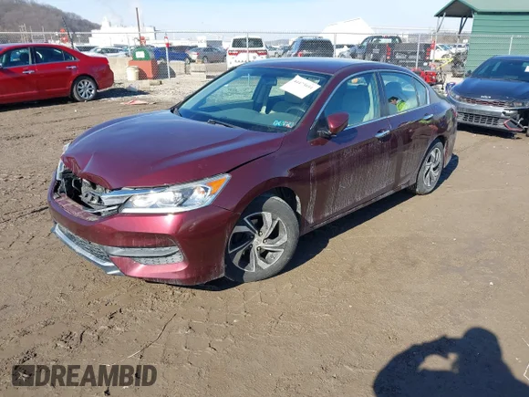 ✅ 2016 Honda Accord LX • VIN: 1HGCR2F32GA067088 • Lot: 44473651. Wystawiony na IAAI z przebiegiem 131 921 mil. Bezpłatny archiwum sprzedaży aukcyjnych z USA i szczegółowy raport historii pojazdu na DreamBid. Zdjęcie 2.