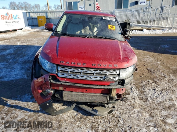 ✅ 2013 Land Rover Range Rover Evoque Prestige Premium • VIN: SALVV2BG8DH774476 • Lot: 74674065. Listed on Copart with Not provided. Free auction sales archive from the USA and detailed vehicle history report at DreamBid. Image 5.