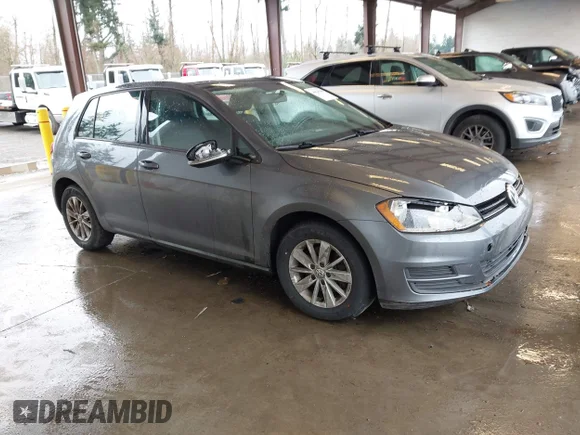 ✅ 2016 Volkswagen Golf TSI S • VIN: 3VW217AU5GM039610 • Lot: 44628588. Wystawiony na IAAI z przebiegiem 133 768 mil. Bezpłatny archiwum sprzedaży aukcyjnych z USA i szczegółowy raport historii pojazdu na DreamBid. Zdjęcie 1.
