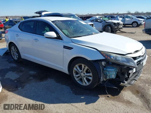 ✅ 2013 Kia Optima LX • VIN: 5XXGM4A72DG234036 • Lot: 41689537. Wystawiony na IAAI z przebiegiem 157 224 mil. Bezpłatny archiwum sprzedaży aukcyjnych z USA i szczegółowy raport historii pojazdu na DreamBid. Zdjęcie 1.