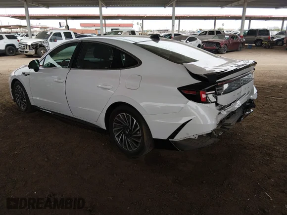 ✅ 2025 Hyundai Sonata Limited • VIN: KMHL54JJ4SA110927 • Lot: 44801362. Wystawiony na IAAI z przebiegiem 34 083 mil. Bezpłatny archiwum sprzedaży aukcyjnych z USA i szczegółowy raport historii pojazdu na DreamBid. Zdjęcie 3.